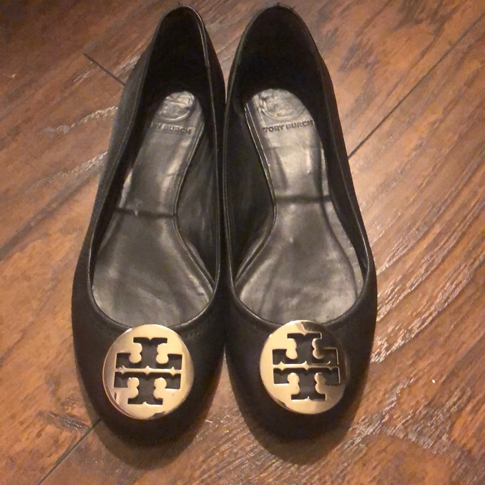 Tory Burch black ballet flats- size 8m